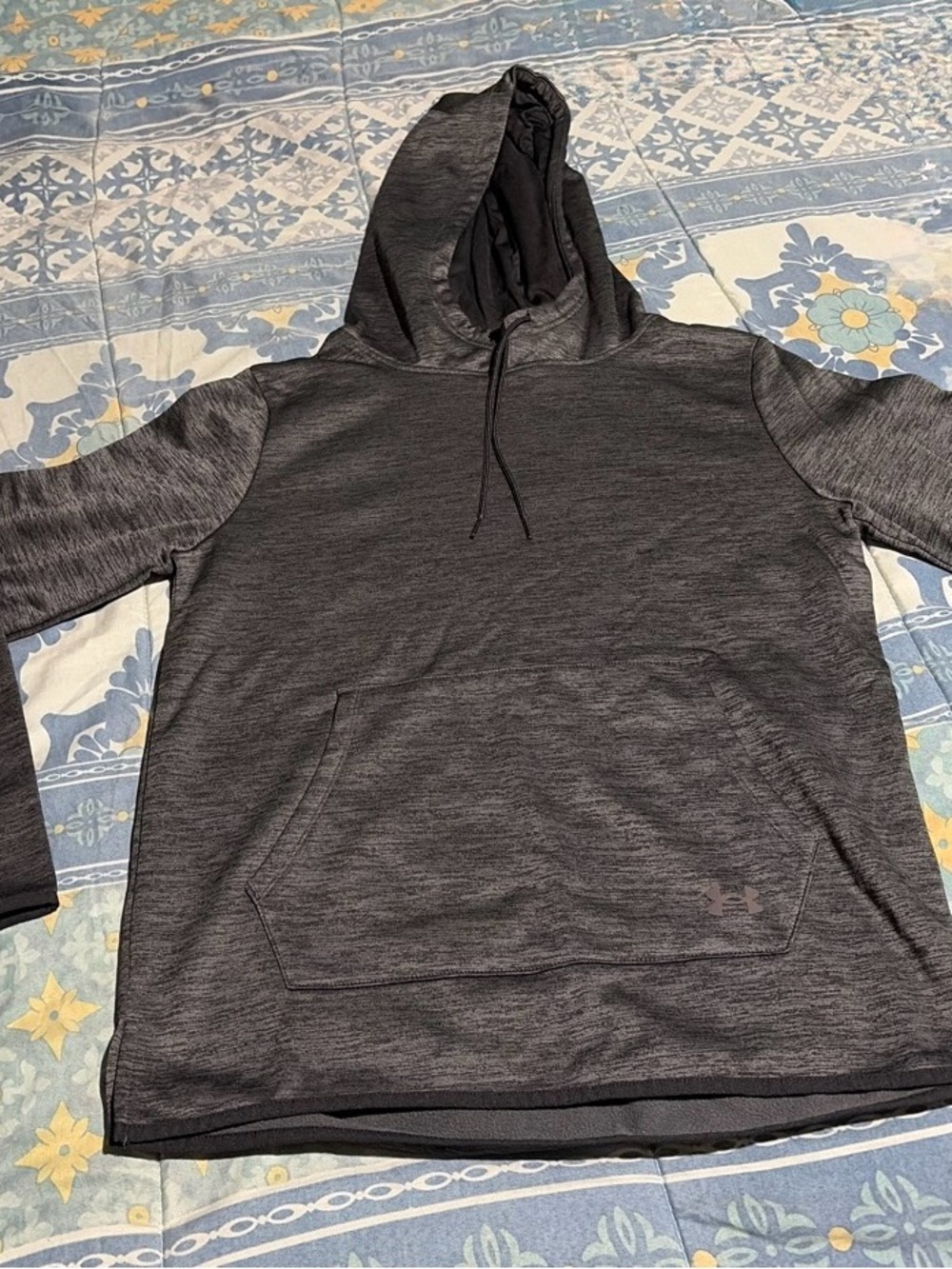 Under Armour Gray Hooded Pullover Sweatshirt